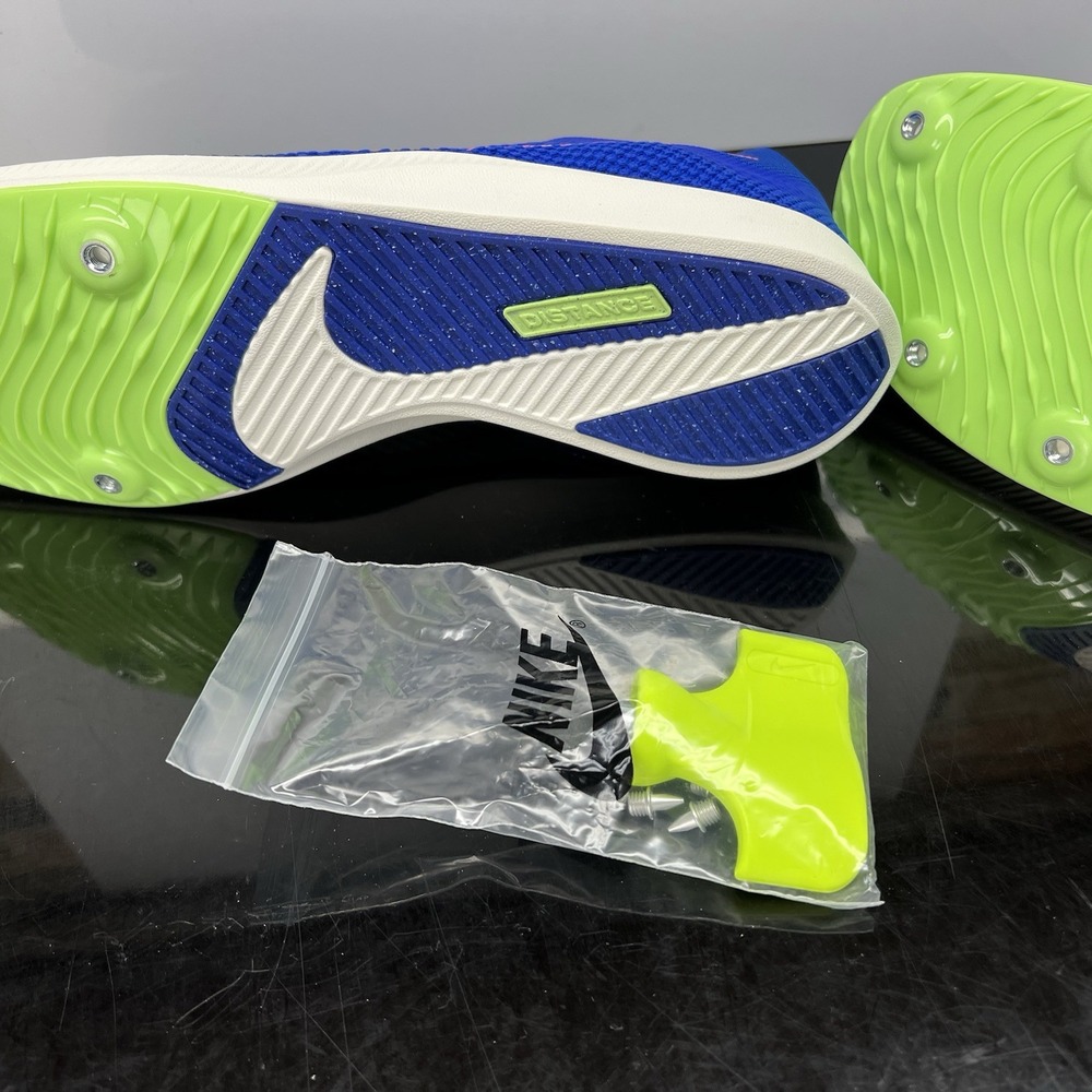 Nike Zoom Rival Track & Field Distance Men's Size 9.5 Spikes Racer Blue - Picture 7 of 16